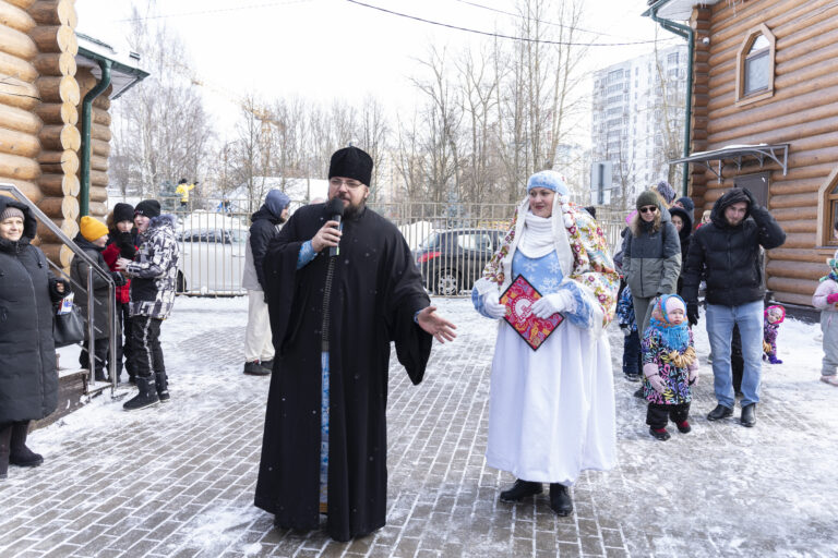 Начало Масленичной недели в Подрезково