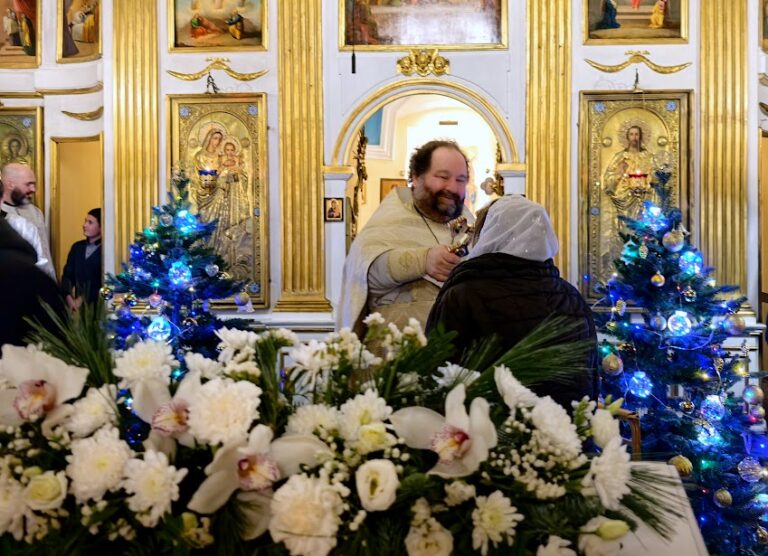 Рождество в Алексиевском храме д. Середниково