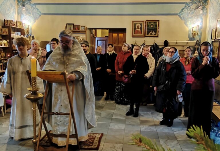 Антиабортный молебен в Смоленском храме д.Подолино